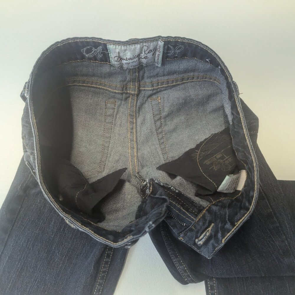 American Rag Size 0S Dark Wash Boot Cut Jeans - Picture 10 of 13